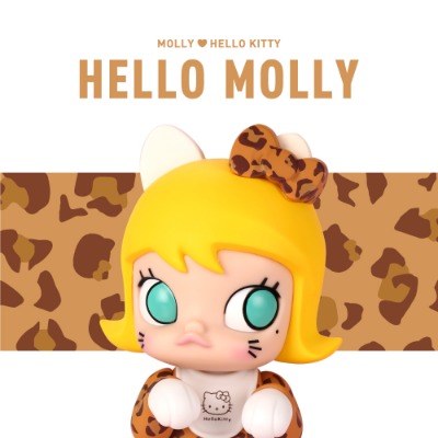 Molly X Hello Kitty collaboration - 몰리 X 헬로키티 콜라보레이션 (브라운)