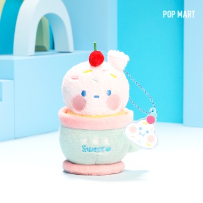 POP MART KOREA, BOBO and COCO Plush Pendant - 보보앤코코 소프트 키링 (랜덤)