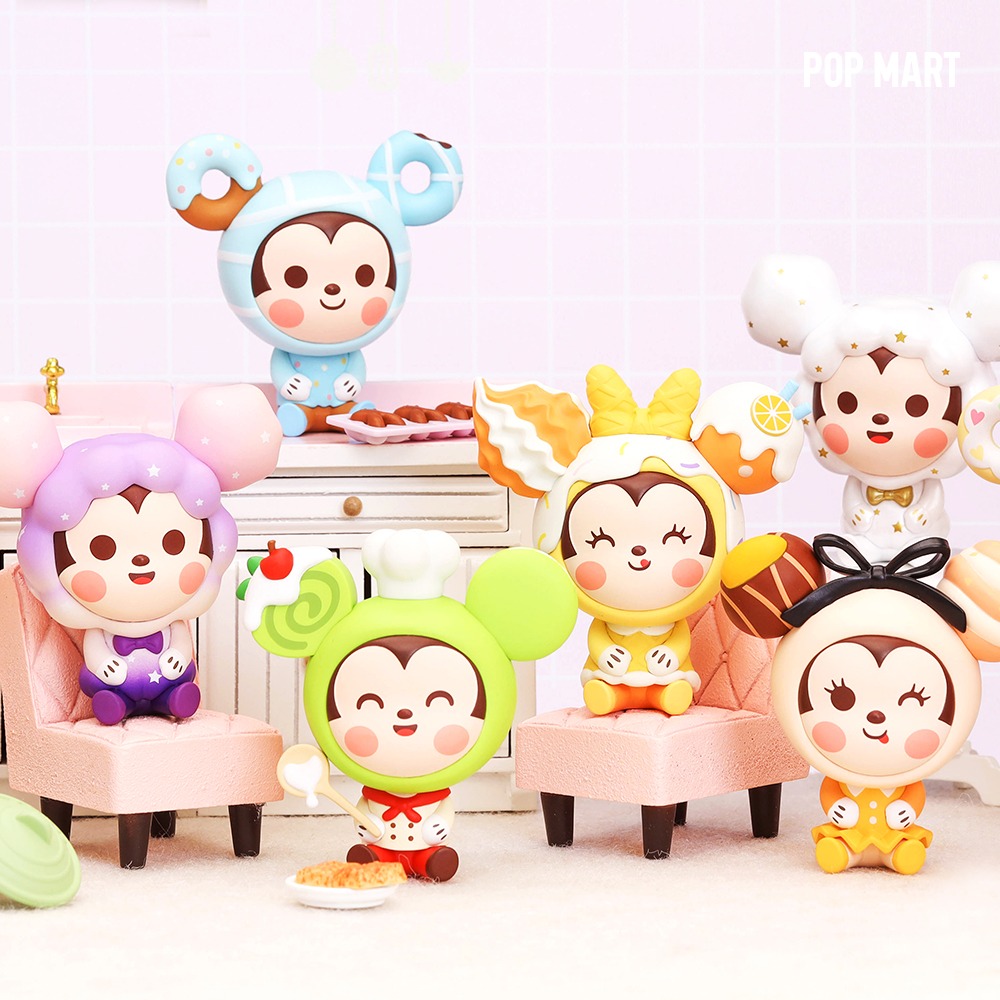 POP MART KOREA, Disney Sweet Mickey &amp; Minnie - 디즈니 달콤한 미키 미니 시리즈 (박스)