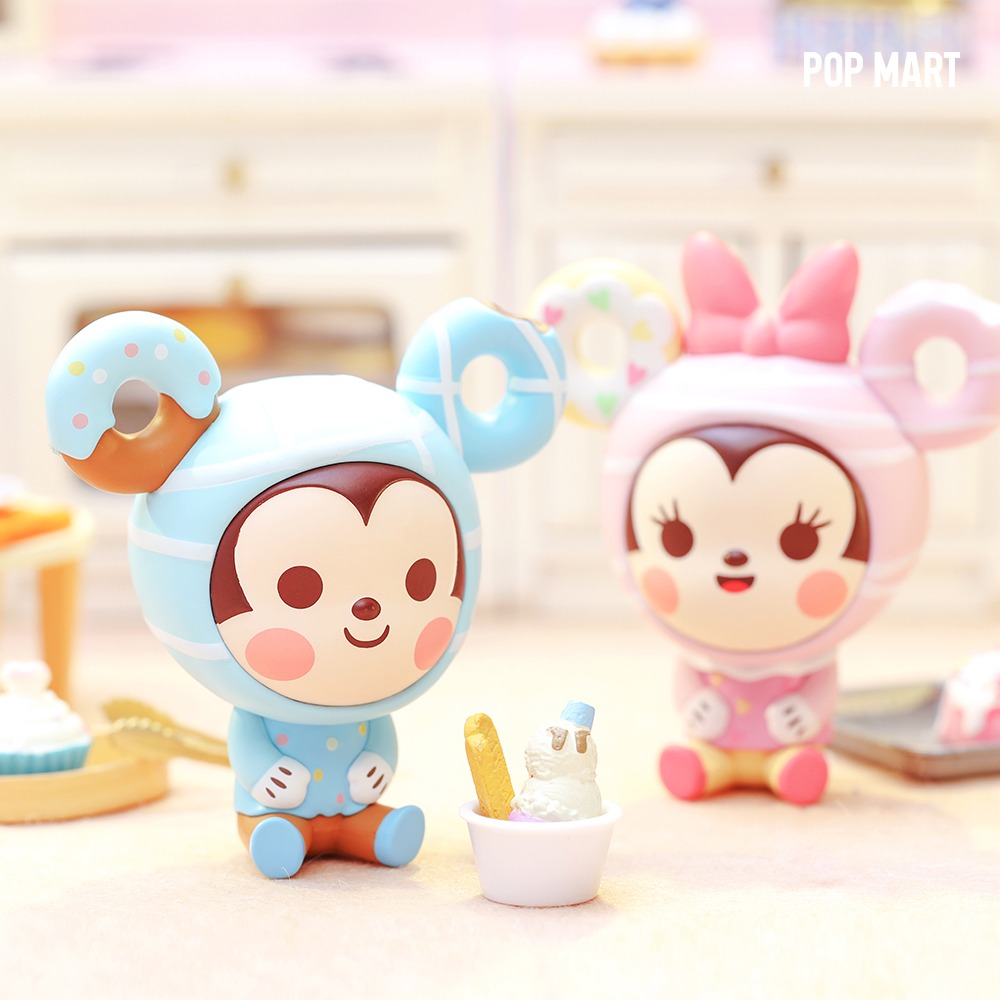 POP MART KOREA, Disney Sweet Mickey &amp; Minnie - 디즈니 달콤한 미키 미니 시리즈 (랜덤)