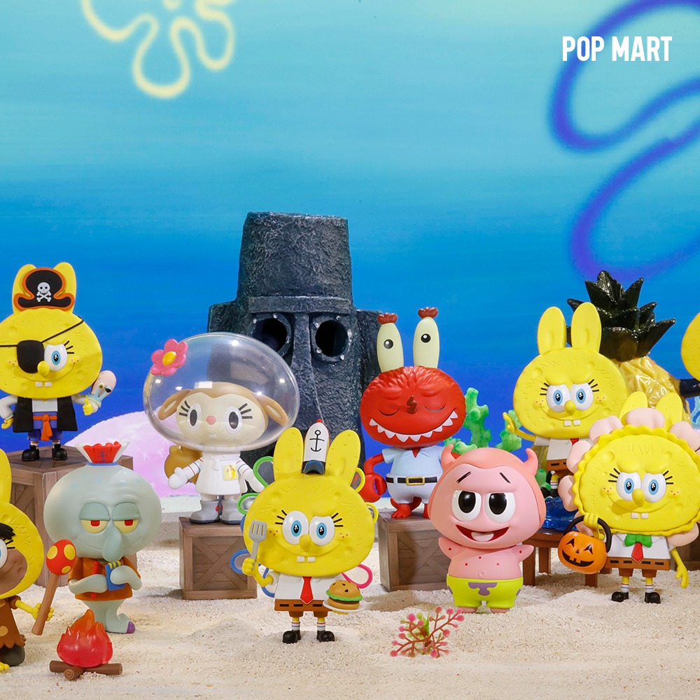 POP MART KOREA, Labubu X SpongeBob Series - 라부부 X 스폰지밥 시리즈 (박스)