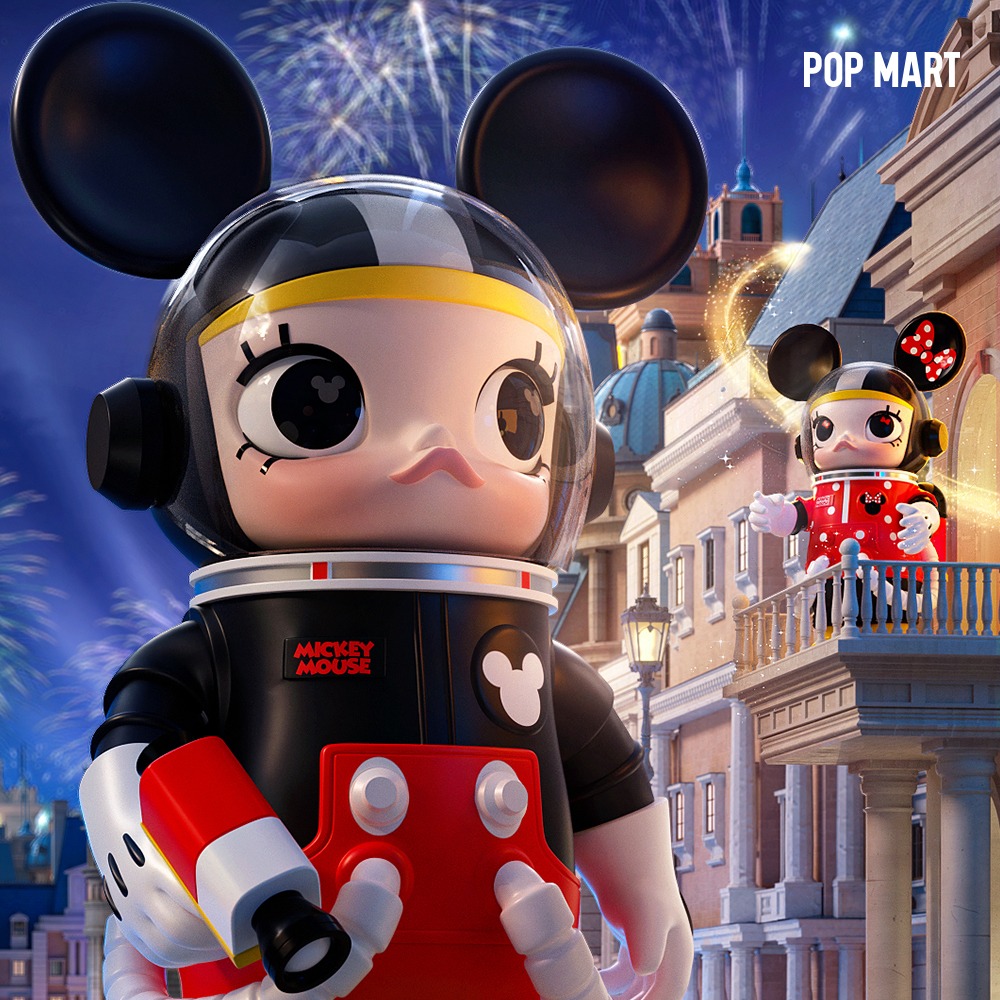 POP MART KOREA, MEGA SPACE MOLLY 1000% Mickey Mouse - 메가 스페이스 몰리 미키마우스 1000%