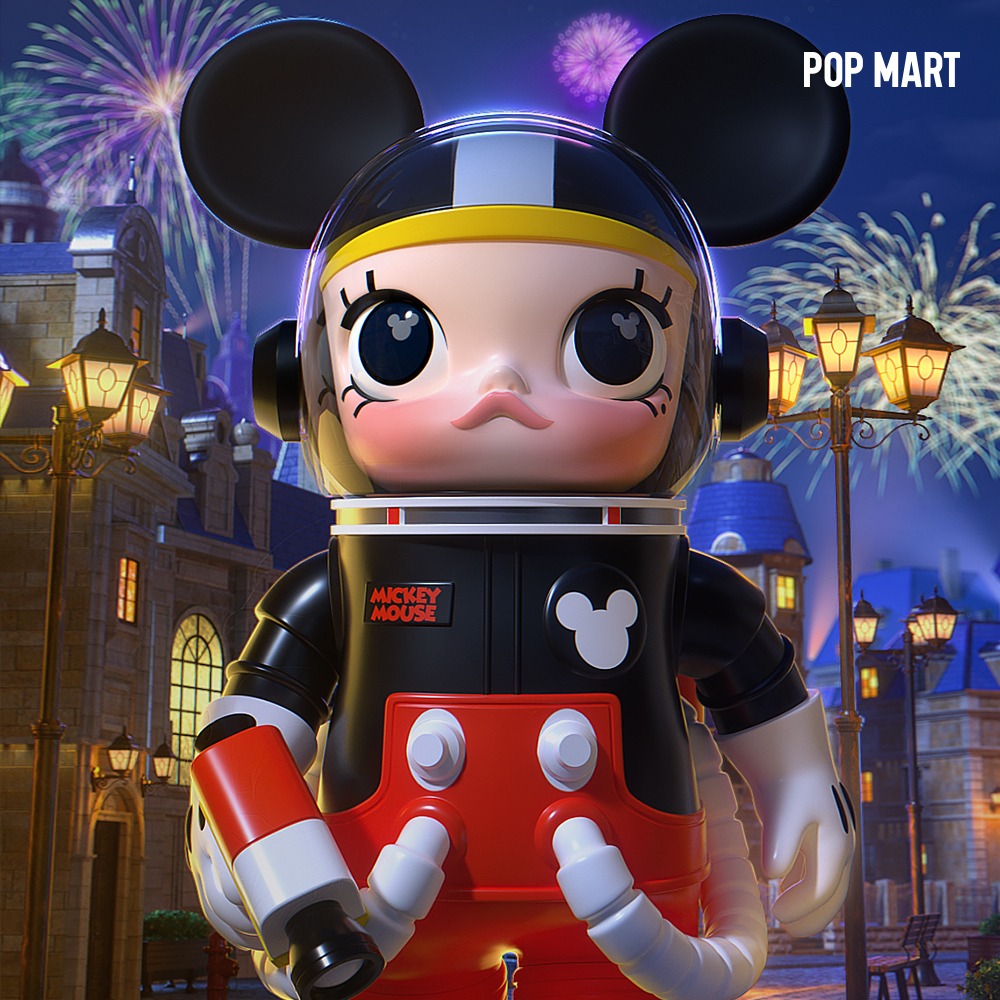 POP MART KOREA, MEGA SPACE MOLLY 400% Mickey Mouse - 메가 스페이스 몰리 미키마우스 400%