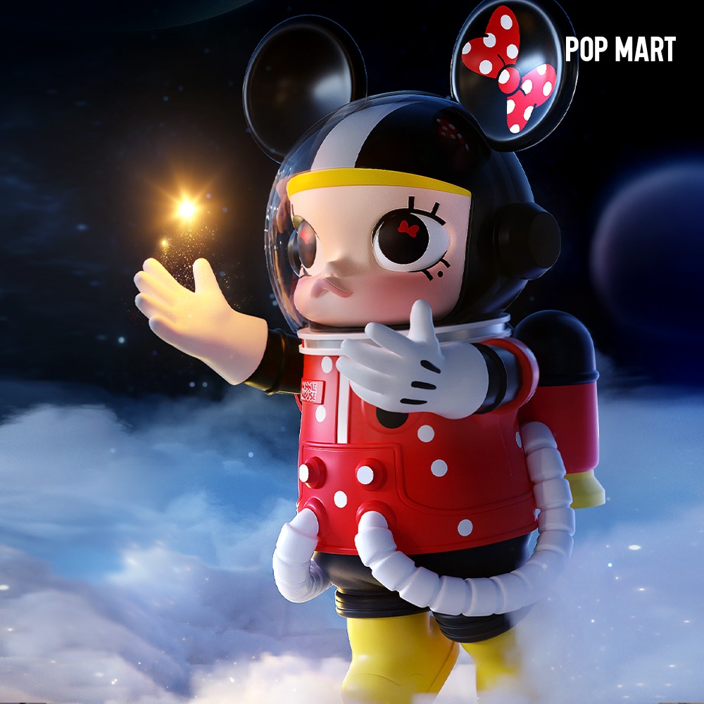POP MART KOREA, MEGA SPACE MOLLY 400% Minnie Mouse - 메가 스페이스 몰리 미니마우스 400%
