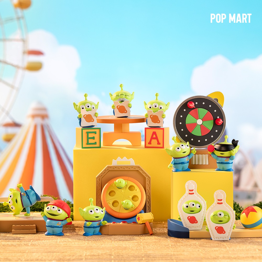 POP MART KOREA, Disney Pixar Alien Party Games Series - 디즈니 픽사 알린의 파티 게임 시리즈 (박스)
