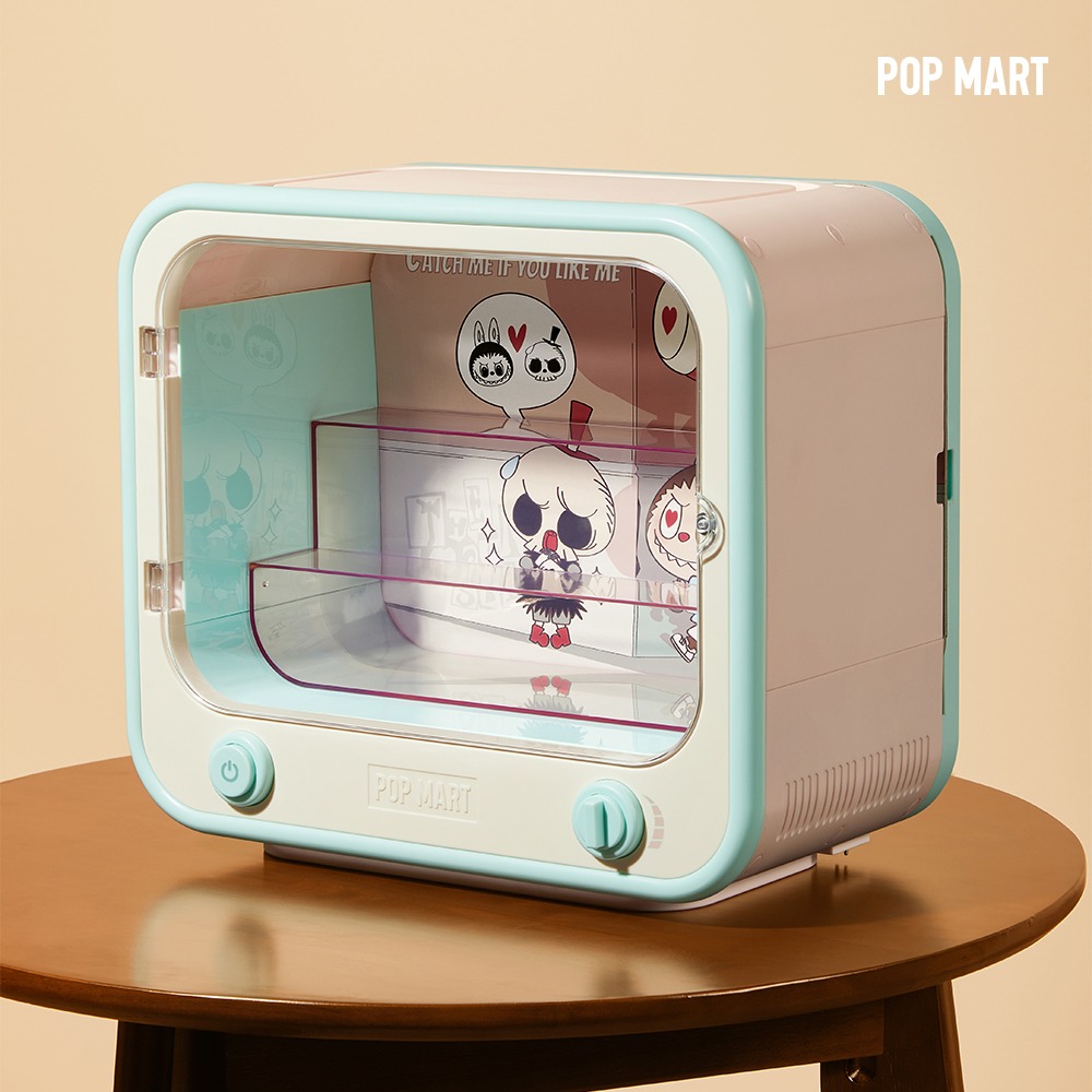 POP MART KOREA, THE MONSTERS Catch Me If You Like Me Series TV Set Luminous Display Container - 라부부 캐치 미 이프 유 라이크 미 시리즈 TV 루미너스 디스플레이 컨테이너